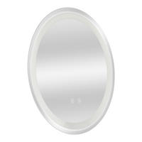 BADEZIMMERSPIEGEL Maratea - Silberfarben, Glas/Metall (60/60/3cm) - pro.tec