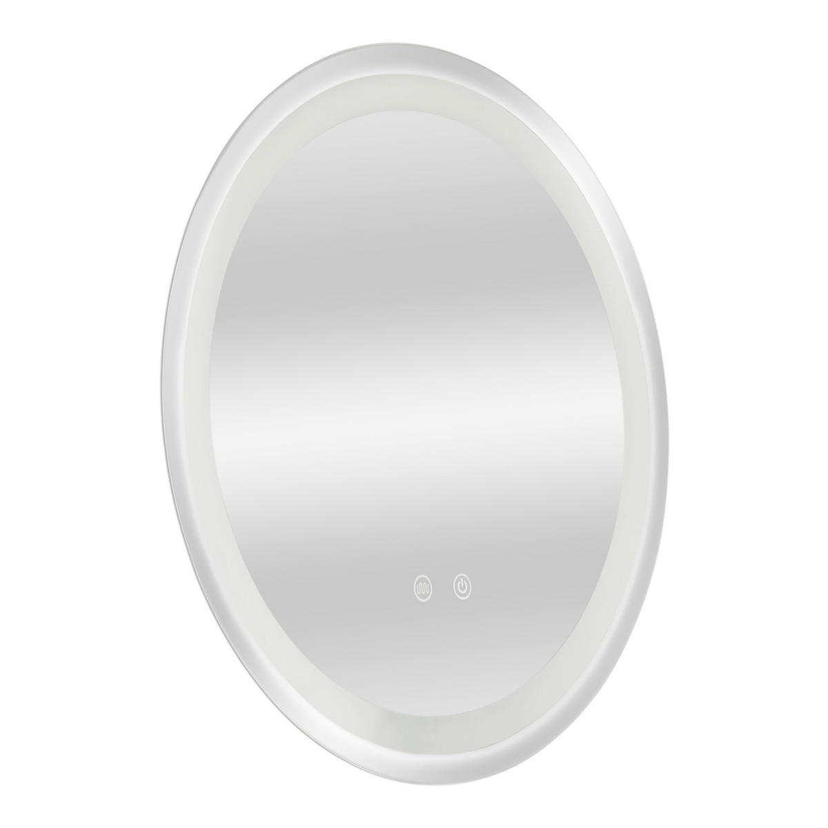 BADEZIMMERSPIEGEL Maratea - Silberfarben, Glas/Metall (60/60/3cm) - pro.tec