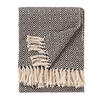 BAUMWOLLDECKE Jasmin Schwarz 125x150 cm - Schwarz, Textil (125/150cm) - benuta Nest