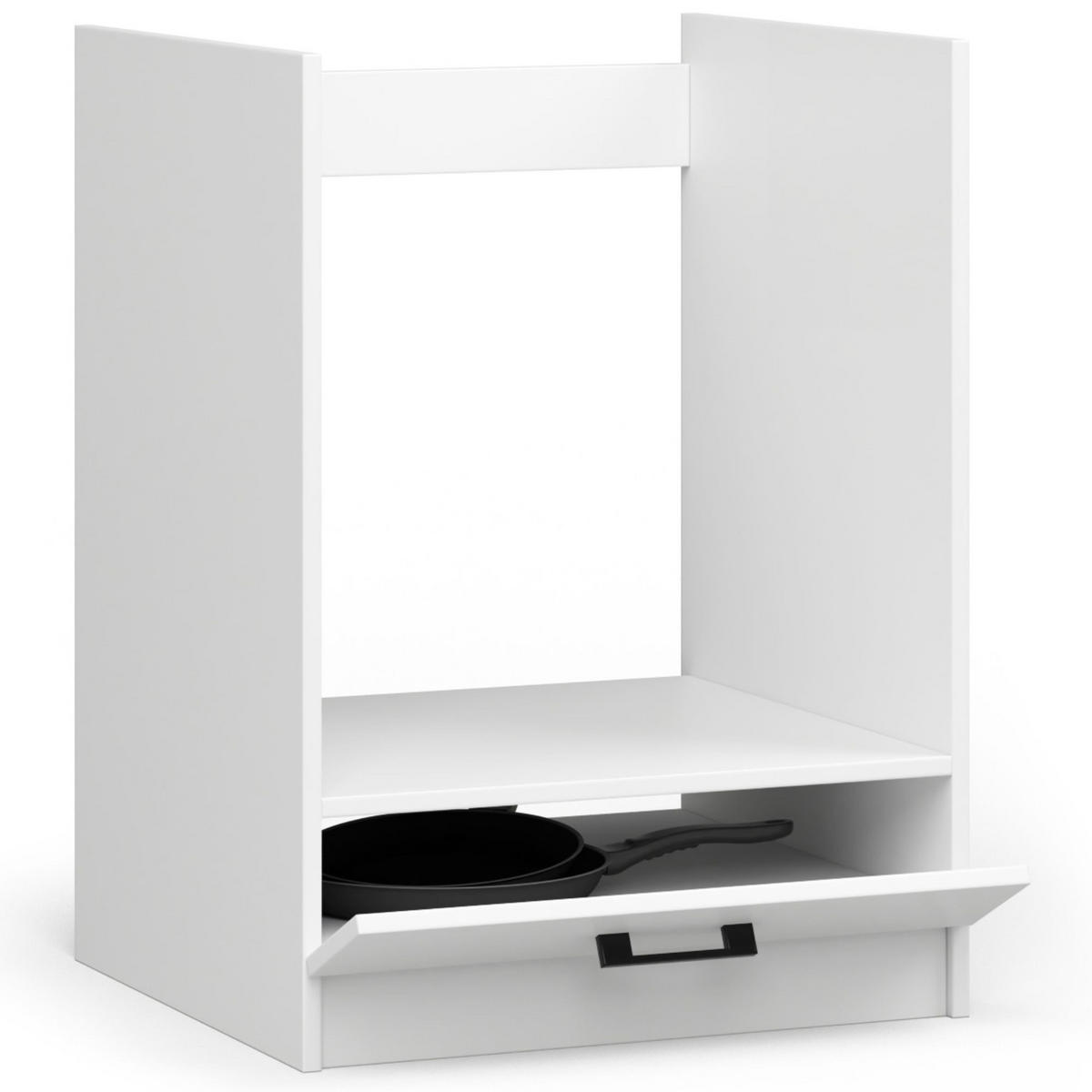 HÄNGESCHRANK Weiß 82/60/55 - Weiß, Holzwerkstoff (60/82/55cm) - RAUMHIRSCH FURNITURE