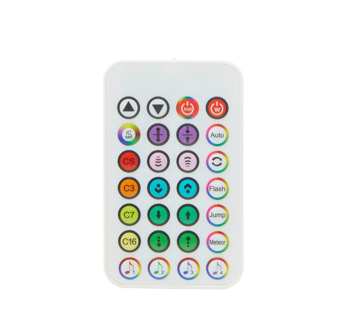 LED-LICHTSÄULE Northpoint DIY 103 cm RGB & Warmweiß Dimmbar Soundsensor Fernbedienung - Weiß, Kunststoff (13/13/104cm) - Northpoint