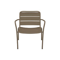 GARTENSESSEL - 1 Person - metall - taupe Mirmande - Taupe, Metall (60/71.5/67.5cm) - Vente-Unique