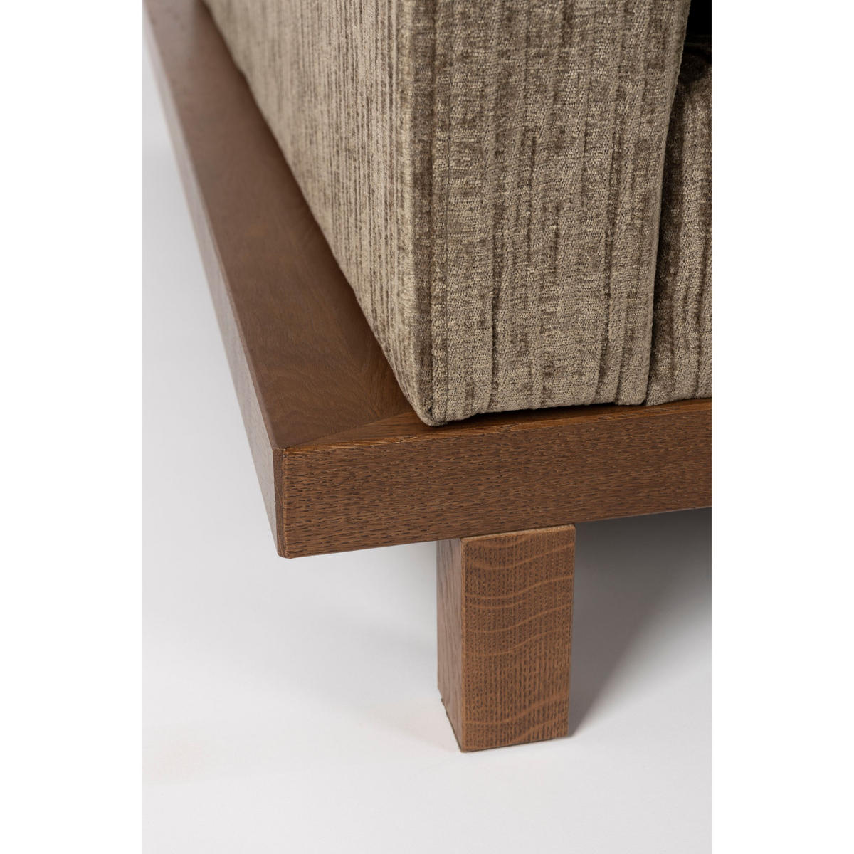 SOFA 4,5-SITZER Blossom Moss/ Grün - Braun/Grün, Textil (335/80/101cm) - Zuiver
