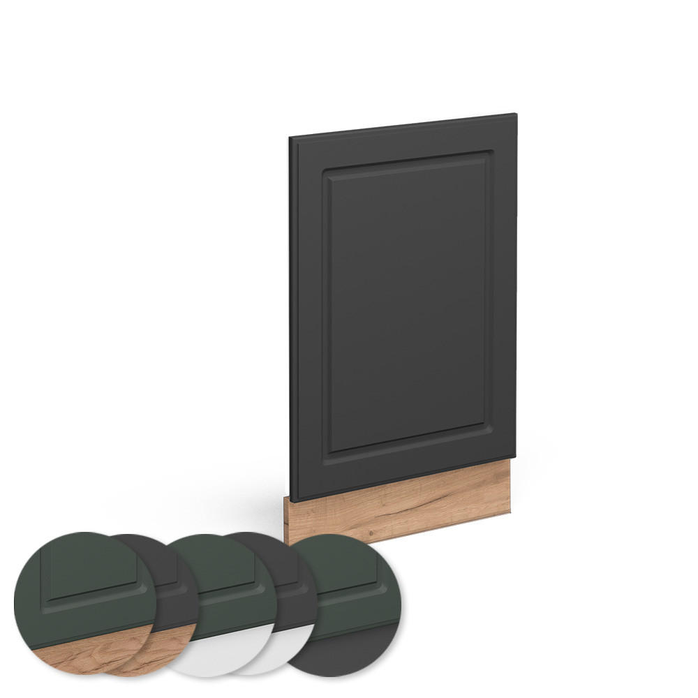 FRONTBLENDE Fame-Line Anthrazit-Gold 45 cm ohne AP - Honigeiche/Anthrazit, Holzwerkstoff (45/67.4/1.6cm) - Vicco