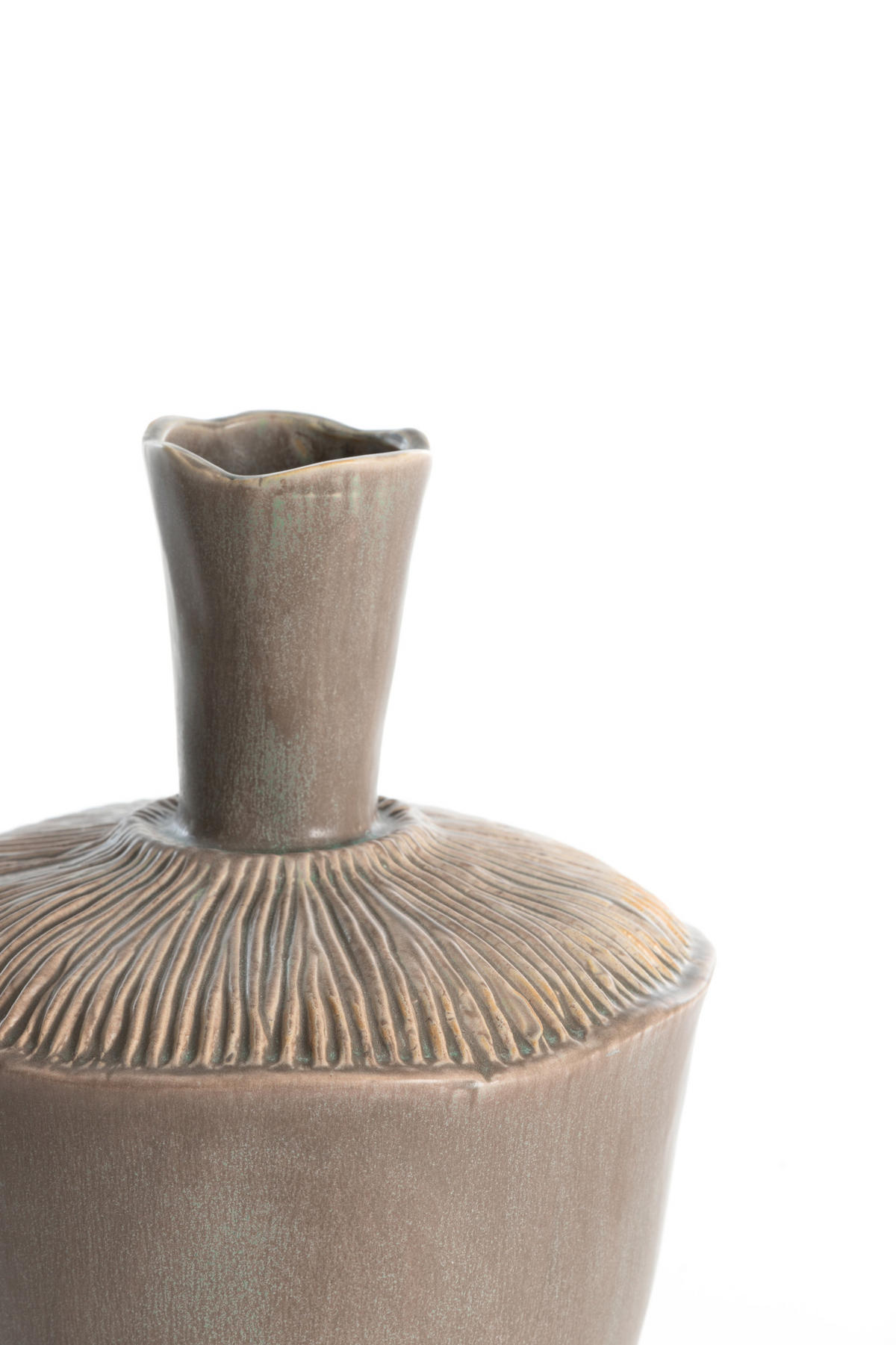 VASE Neira Braun Ø20/29 cm - Braun, Keramik (29cm) - Light & Living