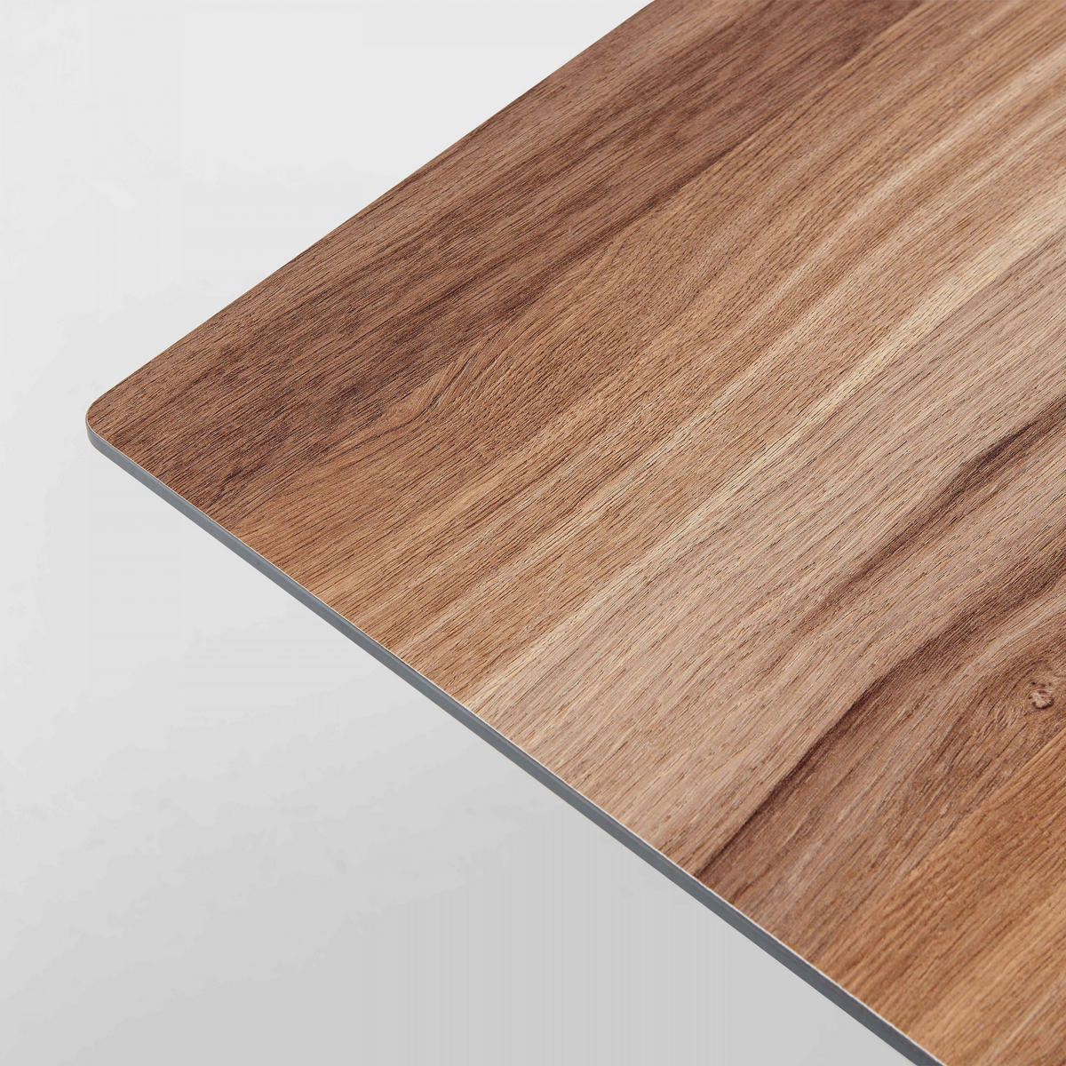 TISCHPLATTE 70 x 70 cm, Eichefarbe - Braun, Kunststoff (70/70/1.25cm) - Oviala