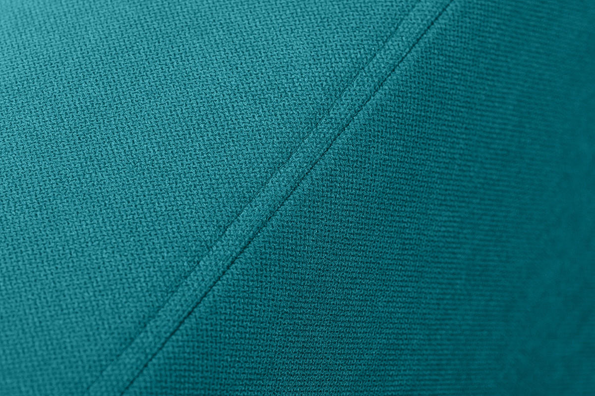 SESSEL TAGIO Massivholz-Beine, blau - Türkis/Braun, Buchenholz/Textil (86/80/88cm) - KONSIMO®