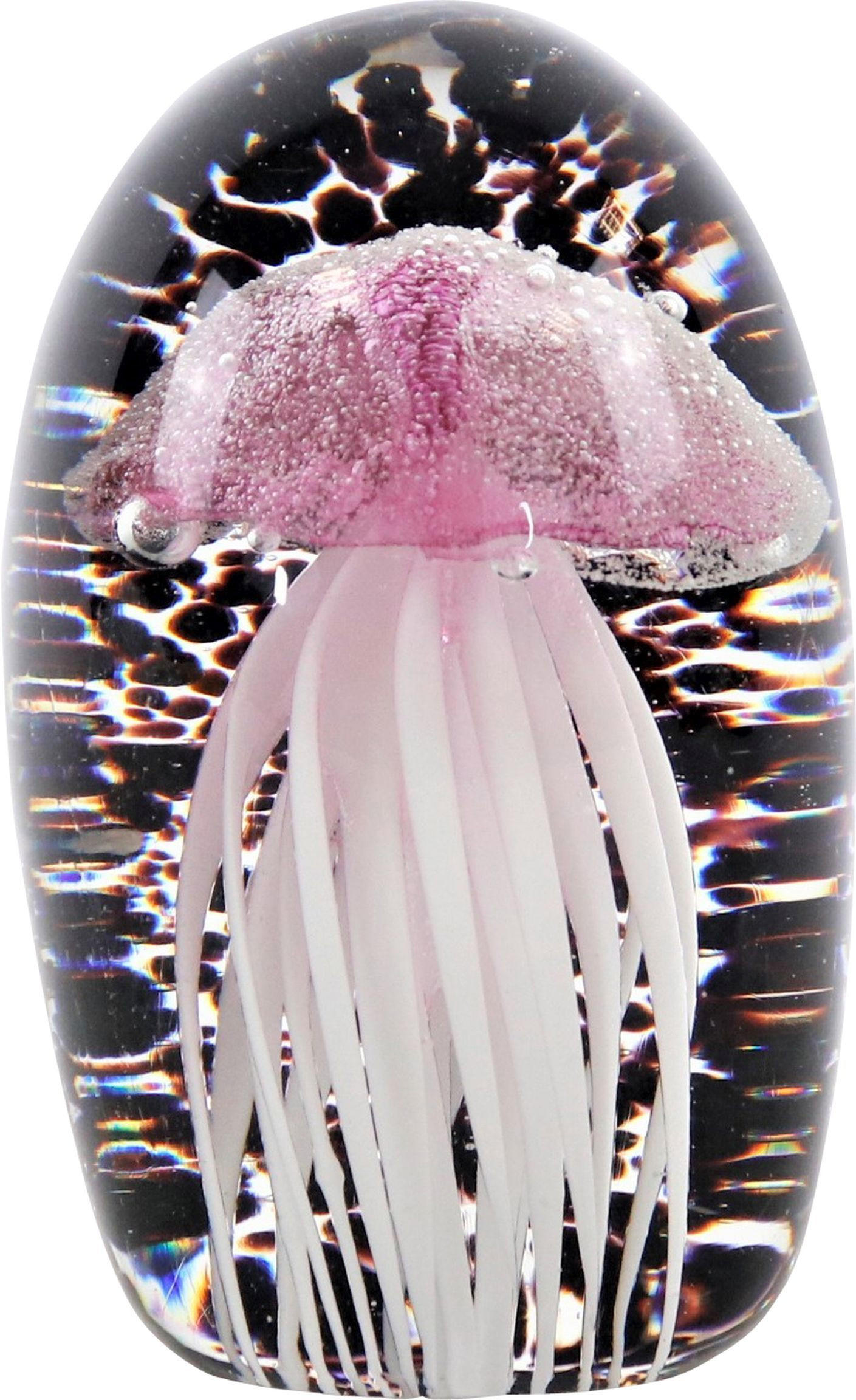 BRIEFBESCHWERER Medusa Rosa Schwarz - Rosa, Glas (4.5/12/4.5cm) - FURNARO