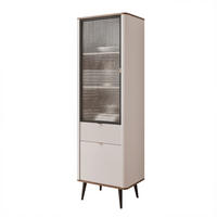 VITRINE NAVANI 60 cm Kaschmir Nussbaum - Kaschmir, Holzwerkstoff (60/191/40cm)
