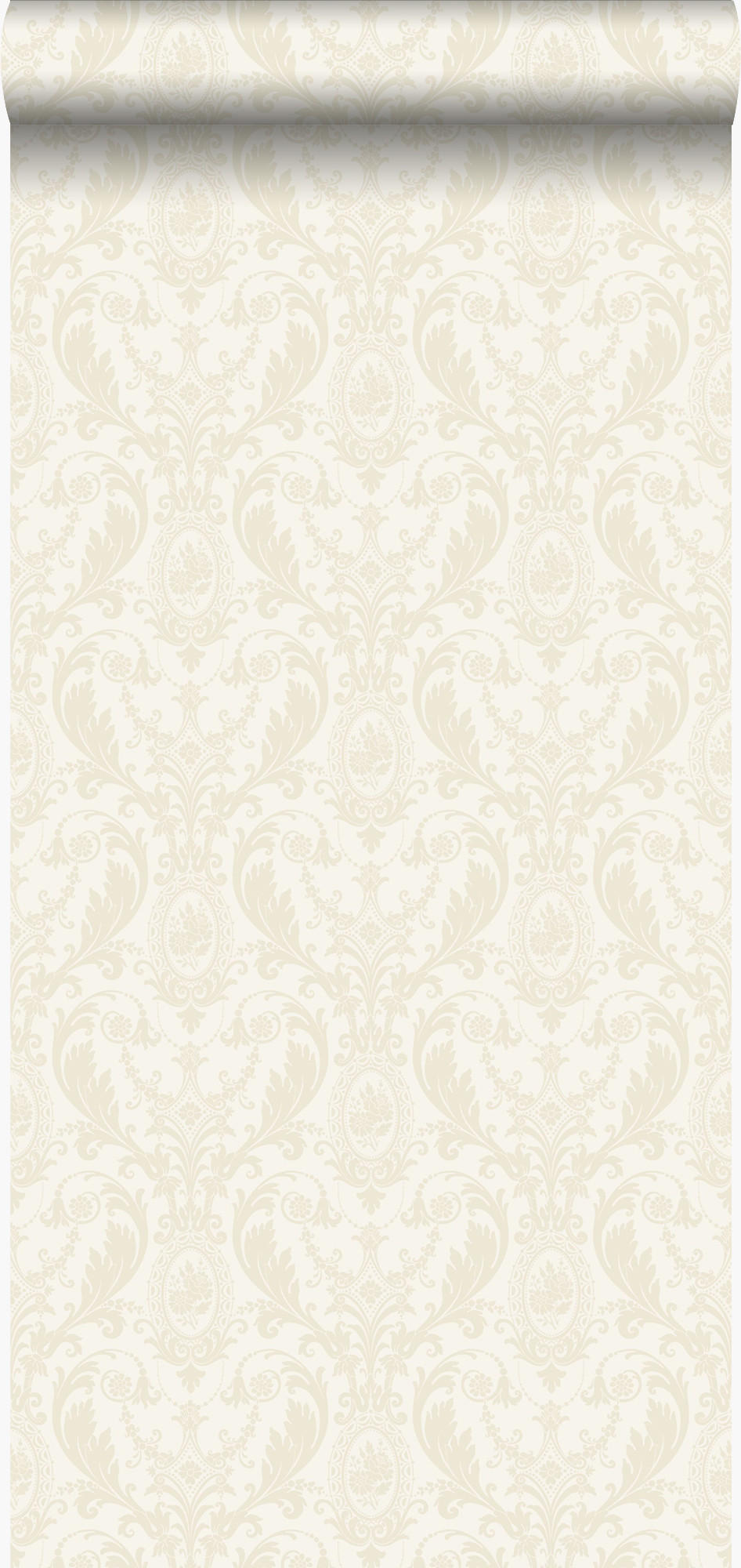 TAPETE Ornamente 53 cm x 10.05 m - Weiß, Papier (53/1000cm) - Origin Wallcoverings