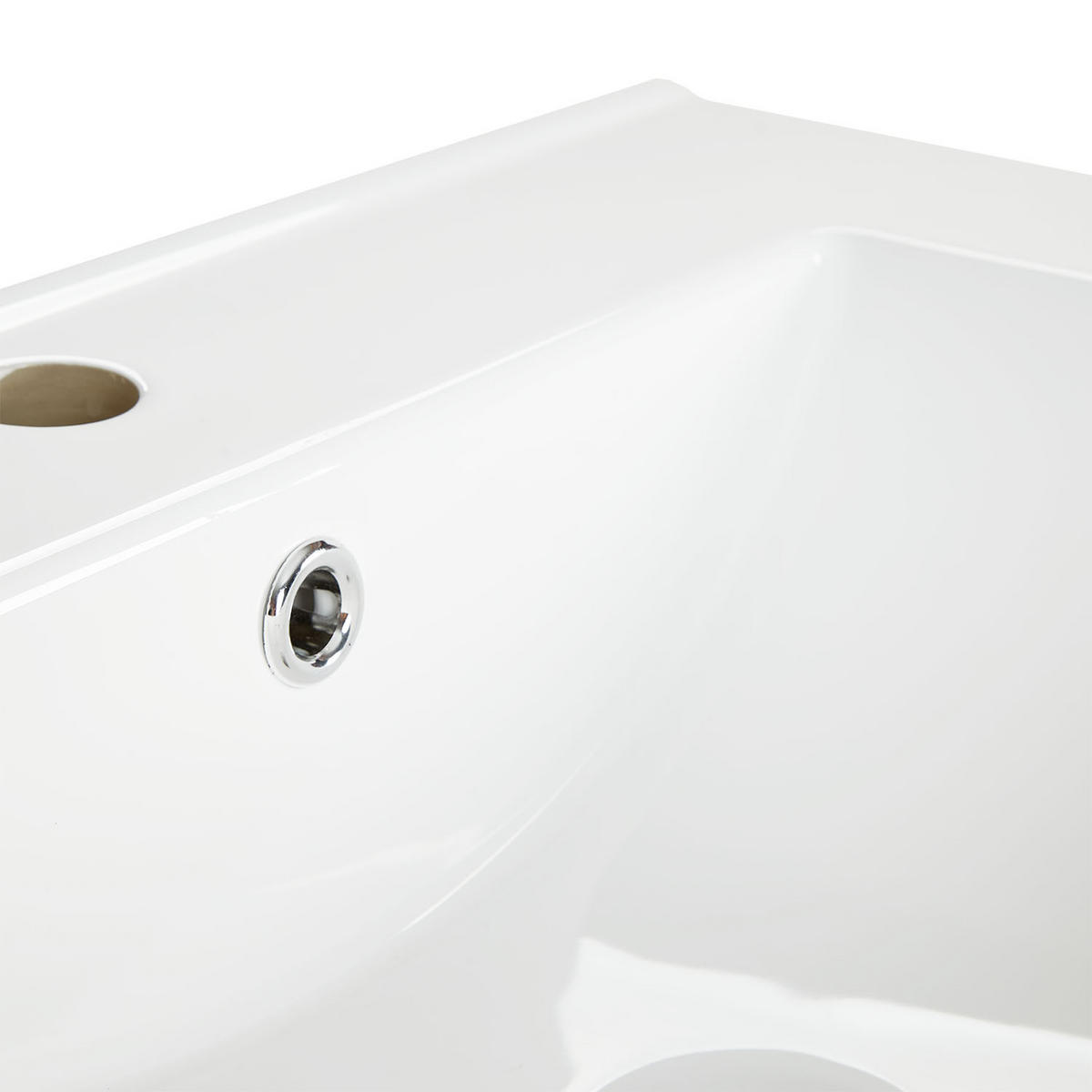 WASCHTISCHKOMBI 80 cm Eiche - Eichefarben, Holz/Keramik (80/54/47cm) - Homestyle4u
