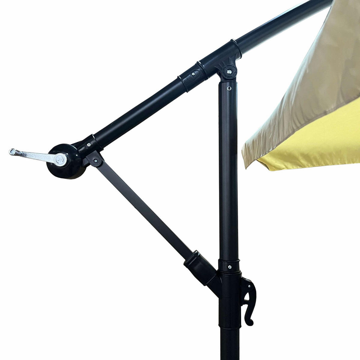 SONNENSCHRIM Beige 245/300 cm - Beige/Schwarz, Metall (300/300cm) - Akord