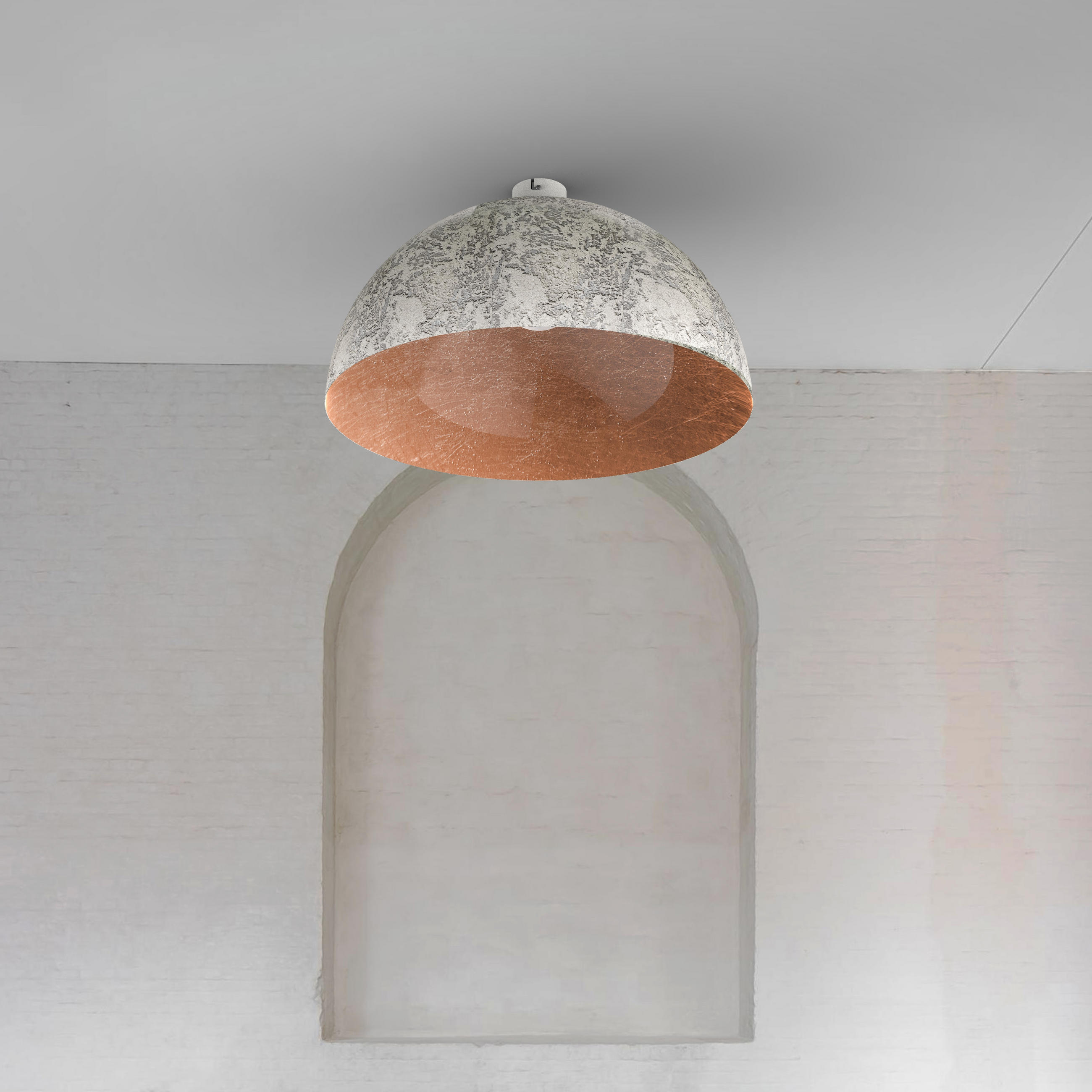 DECKENLEUCHTE - Grau, Metall (60/60/30cm) - Lumicom