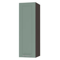 KÜCHENHÄNGESCHRANK Kvantum W4/30 Mint Matt / Lava Matt 30 / 32,5 / 96cm - Dunkelgrau/Mintgrün, Holz/Holzwerkstoff (30/96/32.5cm) - Feldmann-Wohnen
