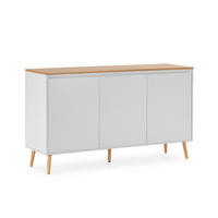 SIDEBOARD Desi 3 türen Weiß - Weiß, Holzwerkstoff (140/80/40cm)