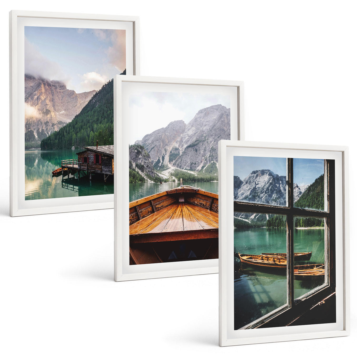 Tulup Bilder Weiß 40x60 cm