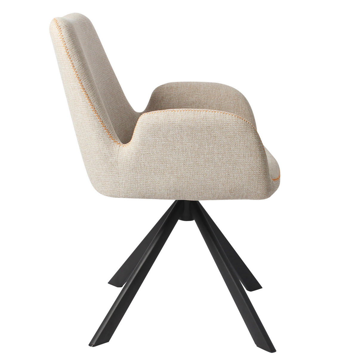ARMLEHNSTUHL-SET 2 Stück in Stoff(YZ7) - Beige, Textil (56/82/59cm) - HOMAVO
