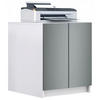 DRUCKERSCHRANK Elona, Druckerkommode mit Soft-Close & Push-to-Open, Home Office & Büro, Weiß/Anthrazit matt (51 x 60,5 x 54 cm) - Anthrazit, Holzwerkstoff (51/60.5/54cm) - InnoFurn