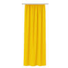 VORHANG Blickdicht ( 140x245cm ) mit Kräuselband / Universalband in Gelb - Hellgelb, Textil (140/245cm) - Bestlivings