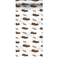 TAPETE Rennwagen 50 x 900 cm - Orange, Papier (50/0.1cm) - Sanders & Sanders