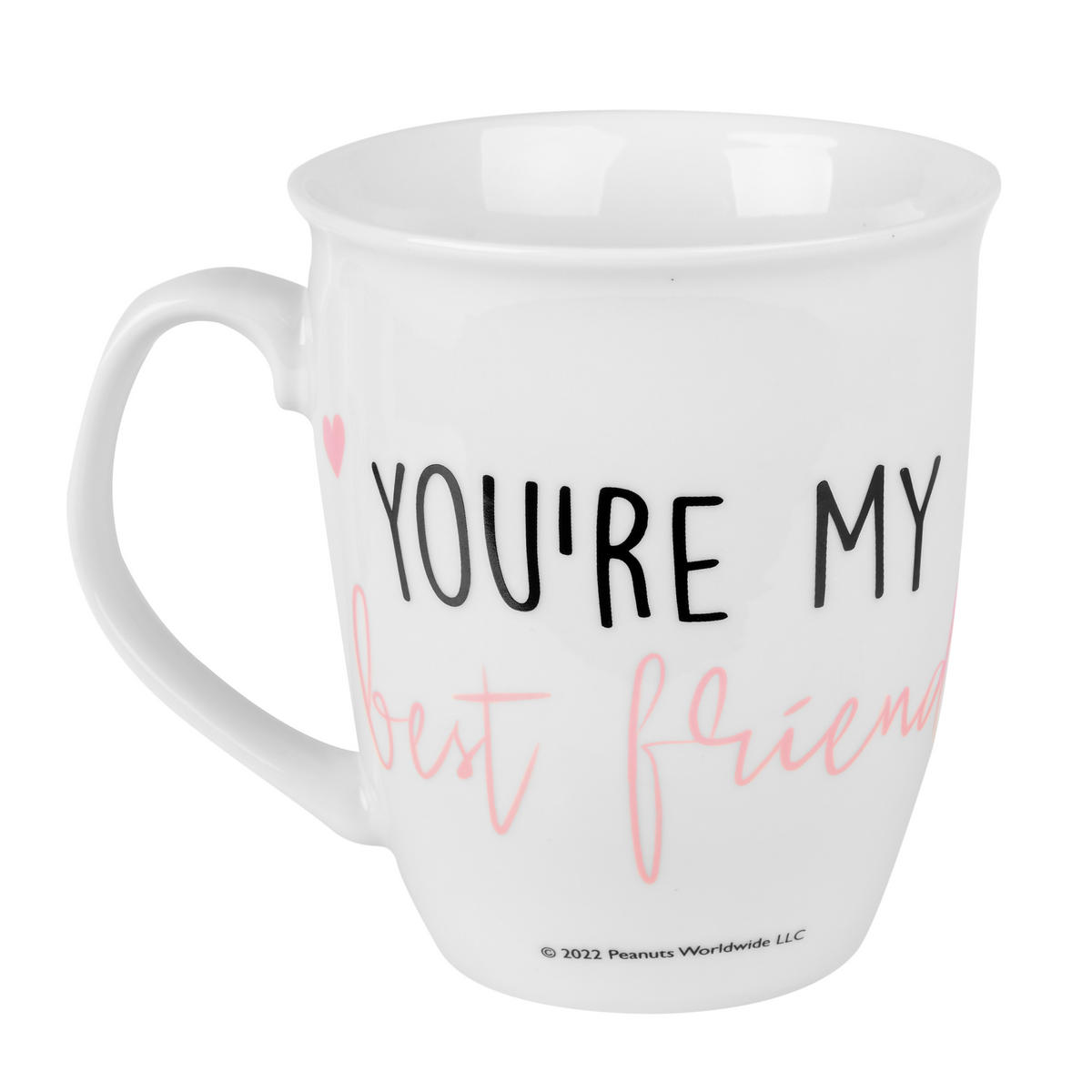 KAFFEEBECHER The Peanuts Snoopy You´re my best friend Weiß 280 ml - Weiß, Keramik (0.28L) - United Labels