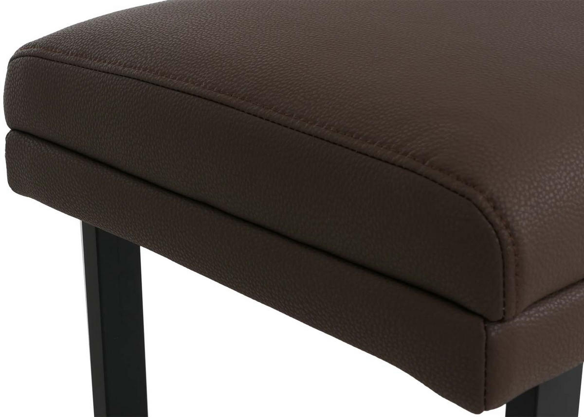 SITZBANK Braun - Braun, Kunststoff (120/50/43cm) - MCW