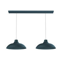 HÄNGELEUCHTE - Blau, Metall (30/30/15cm) - Lumicom