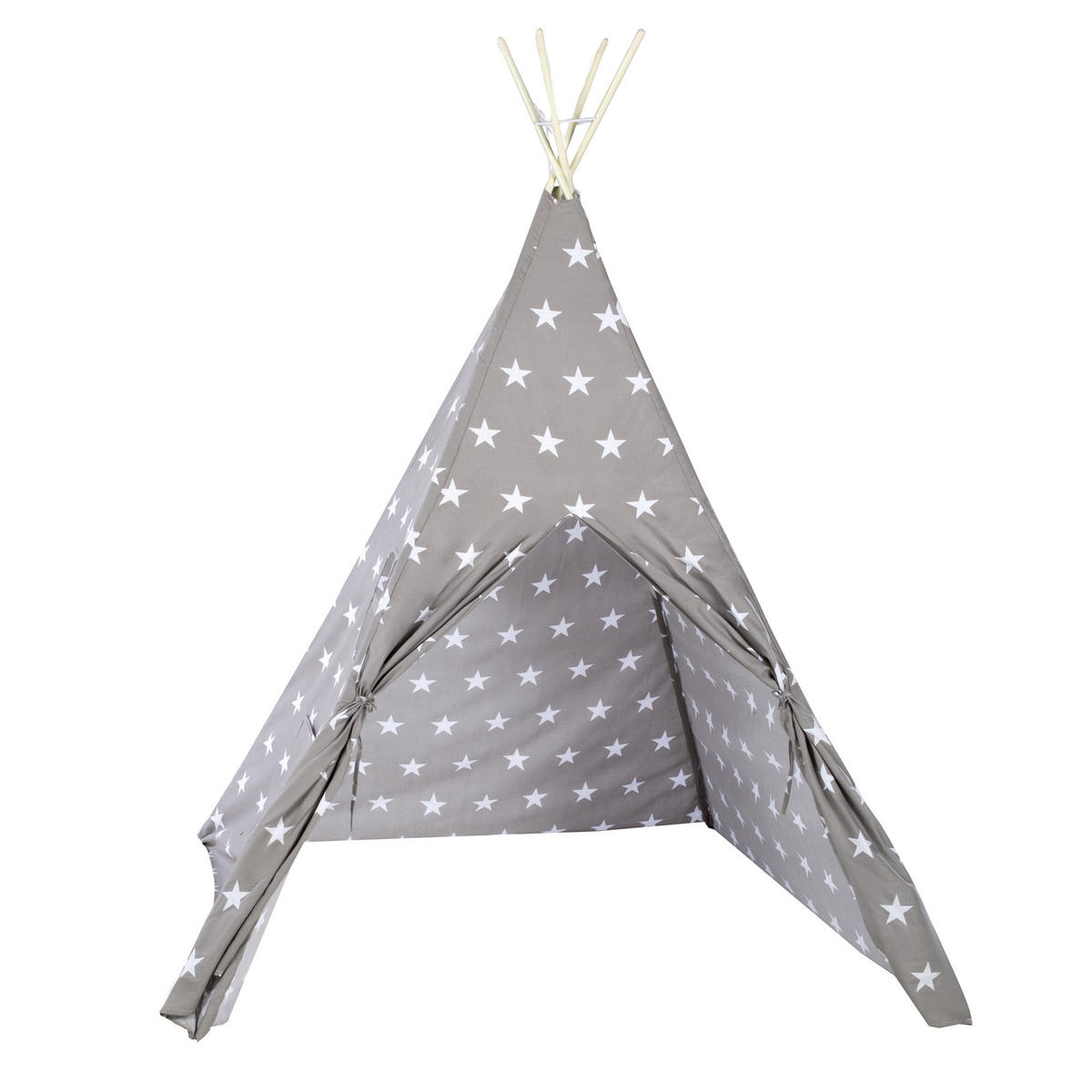 SPIELZELT 'Sterne' - Grau, Textil (115/156/115cm) - Roba