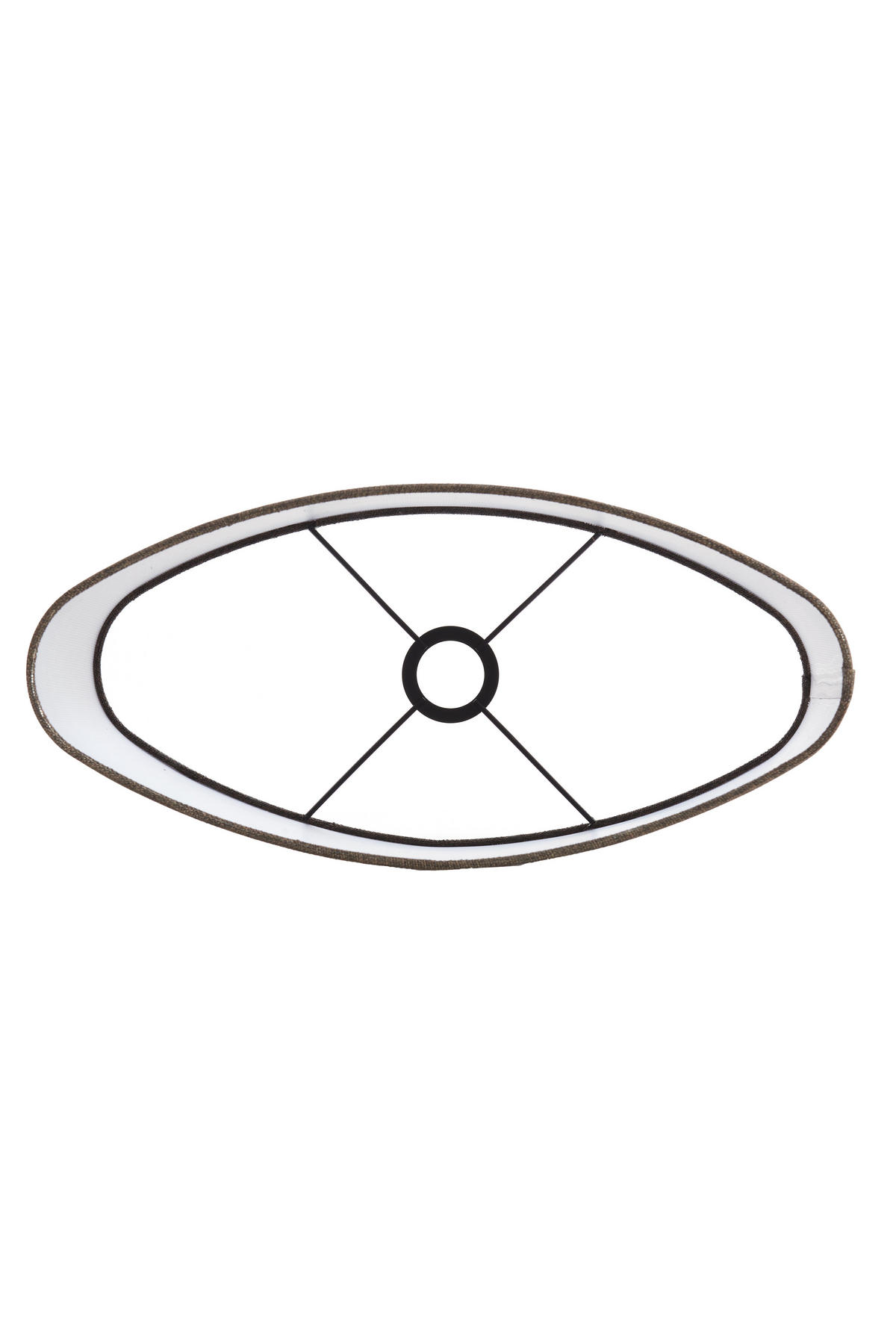 LAMPENSCHIRM Branfo Braun 45/21/32 cm - Braun, Textil (45/21/32cm) - Light & Living