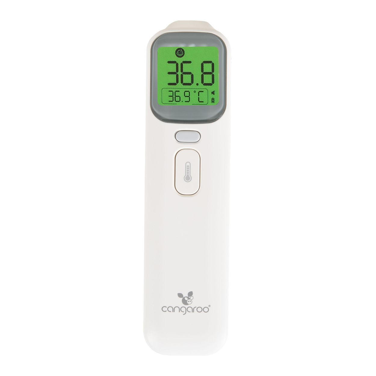 INFRAROT-THERMOMETER Theo weiß Körper berührungslos automatische Abschaltung, Speicherfunktion - Weiß, Kunststoff (4/14cm) - Cangaroo