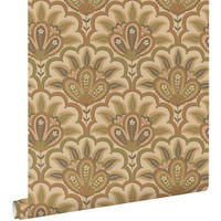 TAPETE orientalisches Barockmotiv 50 x 900 cm - Braun, Papier (50/900cm) - ESTAhome