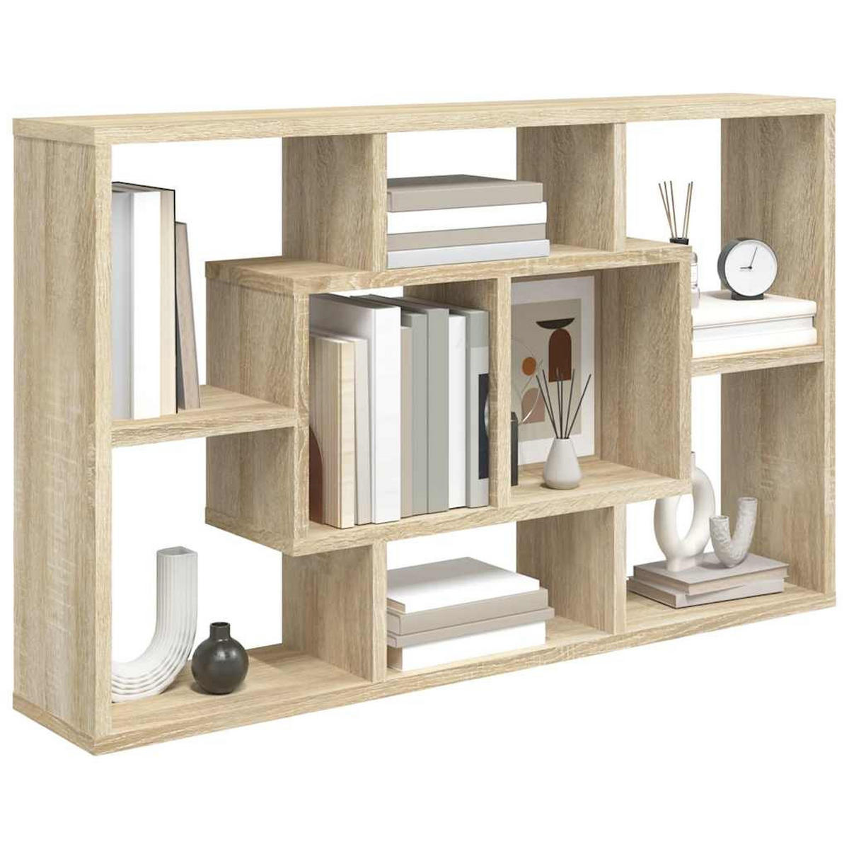 WANDREGAL Sonoma-Eiche 85/16/52,5 Cm Holzwerkstoff - Sonoma Eiche, Holz/Holzwerkstoff (85/52.5/16cm) - vidaXL