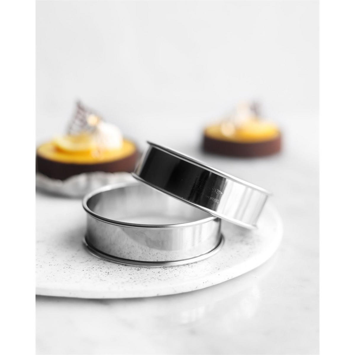 TORTENRING Silber 2.5/2.5/2.5 cm P02141 - Silberfarben, Metall (2.5/2.5/2.5cm) - Patisse 