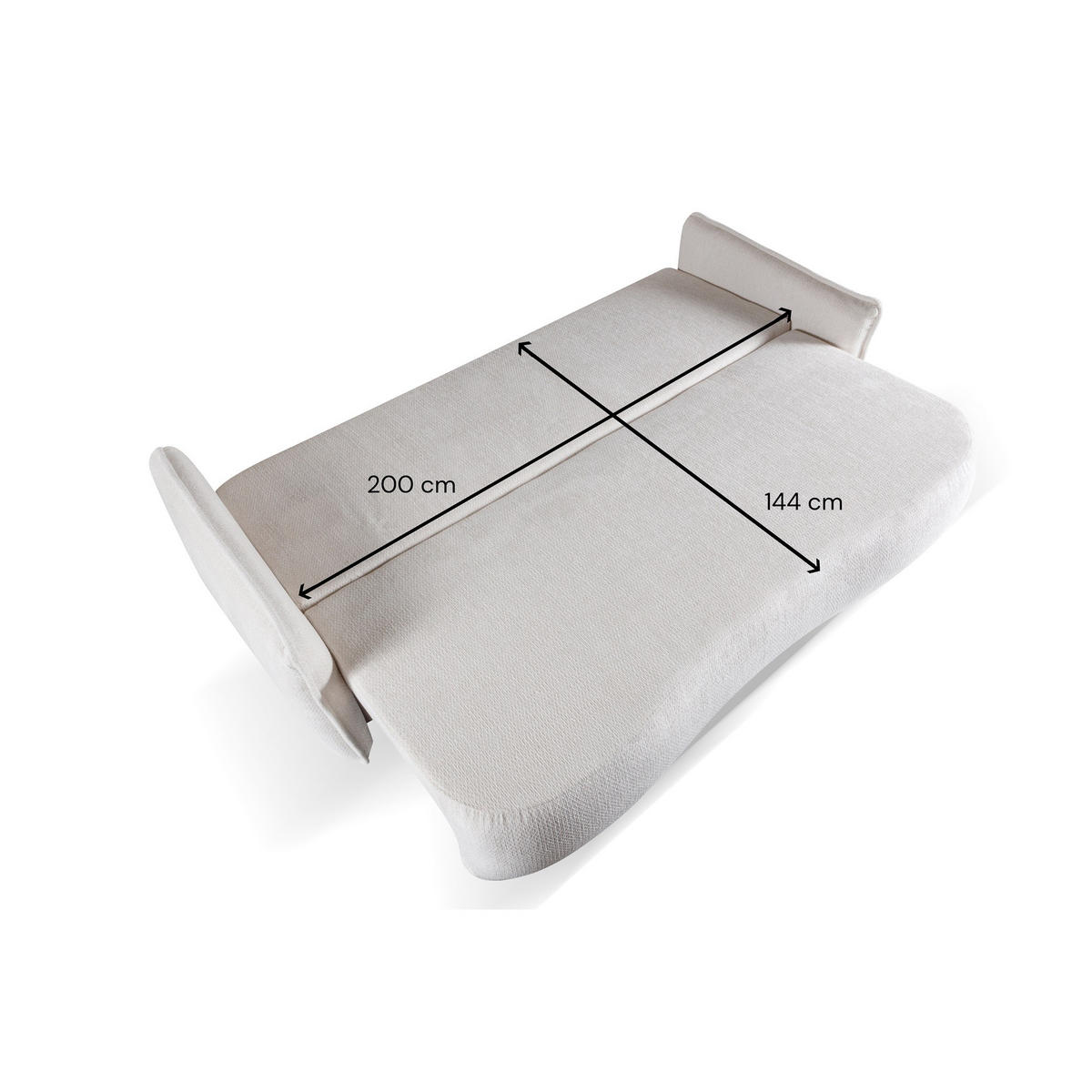 SOFA Perugia Dunkelgrün, mit Schlaffunktion - Dunkelgrün, Holzwerkstoff/Textil (231/93/106cm) - Bettso