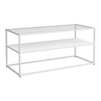 COUCHTISCH Solund 102/43/46 cm - Weiß, Metall (43/102/46cm) - [en.casa]