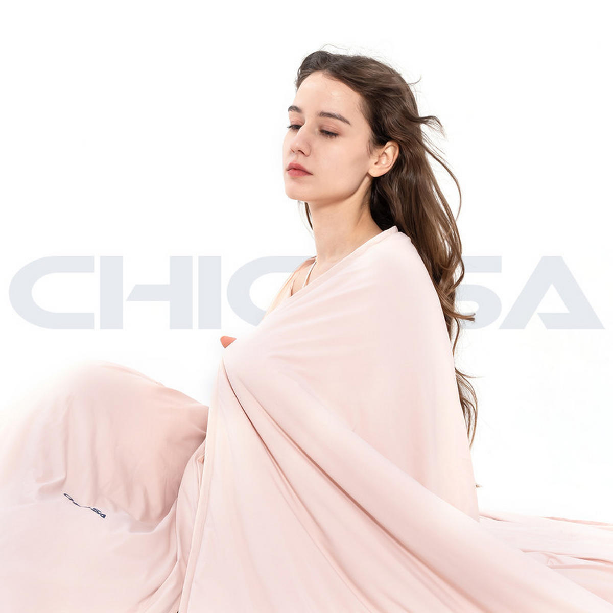 SOMMERDECKE 135x200 cm Rosa kühlend antibakteriell leicht atmungsaktiv wendbar OEKO-TEX® - Rosa, Textil (135/200cm) - CHICASA