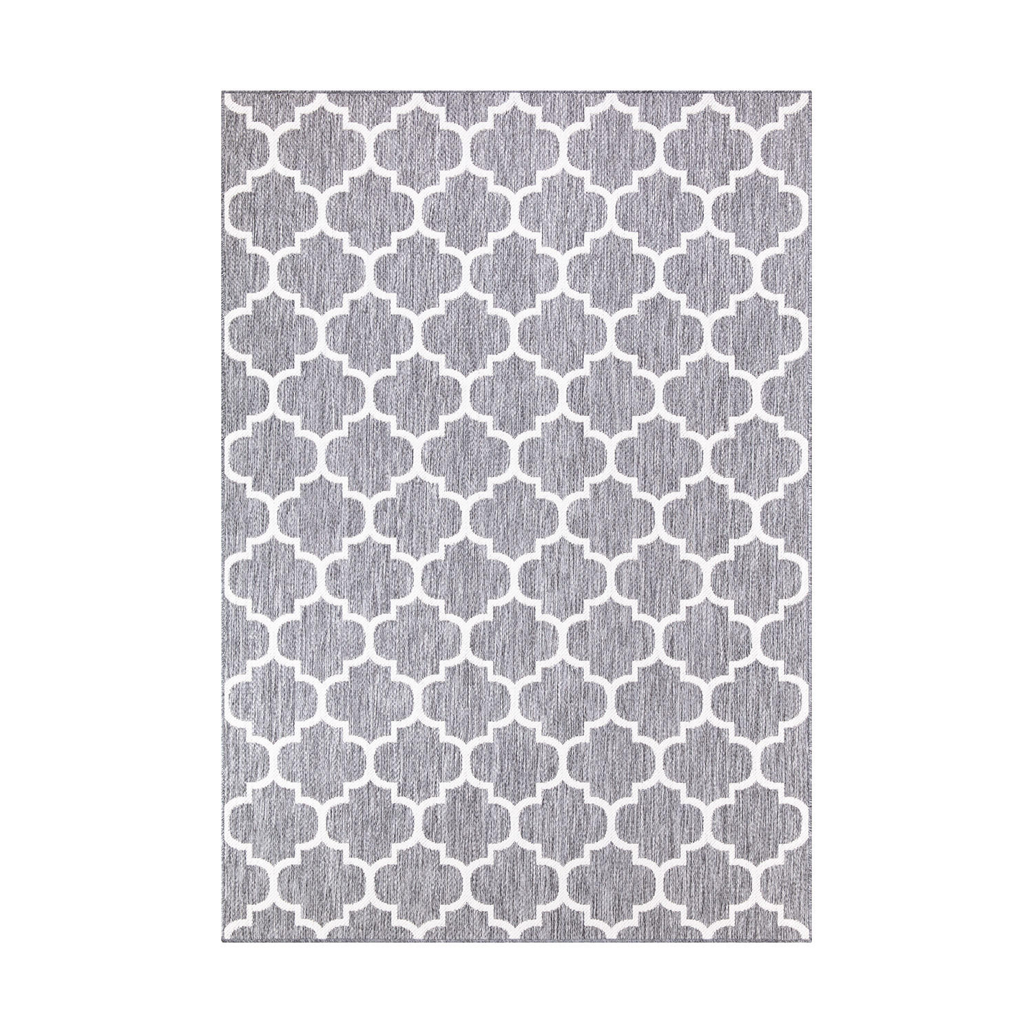 OUTDOOR-TEPPICH Sun 462 Grau 150x150 cm - Grau, Textil (150/150cm) - carpet city