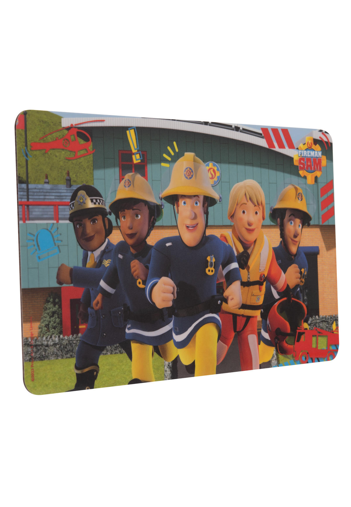 BRETTCHEN Feuerwehrmann Sam Mehrfarbig 14,5 x 23,5 cm - Multicolor, Kunststoff (14.5/23.5cm) - Chiemsee