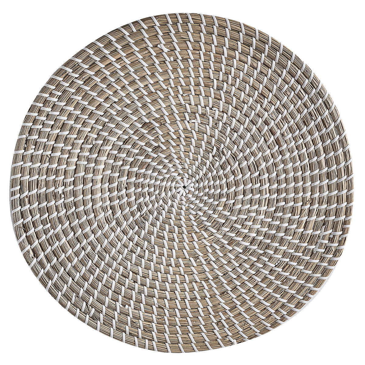WANDDEKORATION Seegras beige Laocai - Beige, Naturmaterialien (45/45/1cm) - Beliani