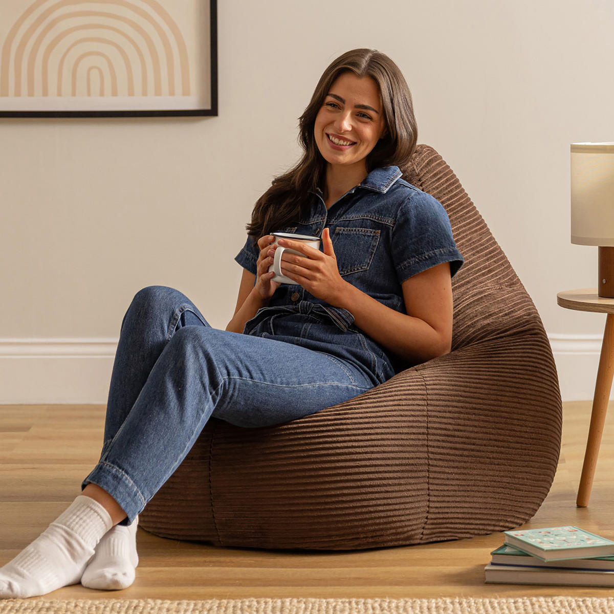 SITZSACK Dalton - Braun, Kunststoff/Textil (90/73/84cm) - icon