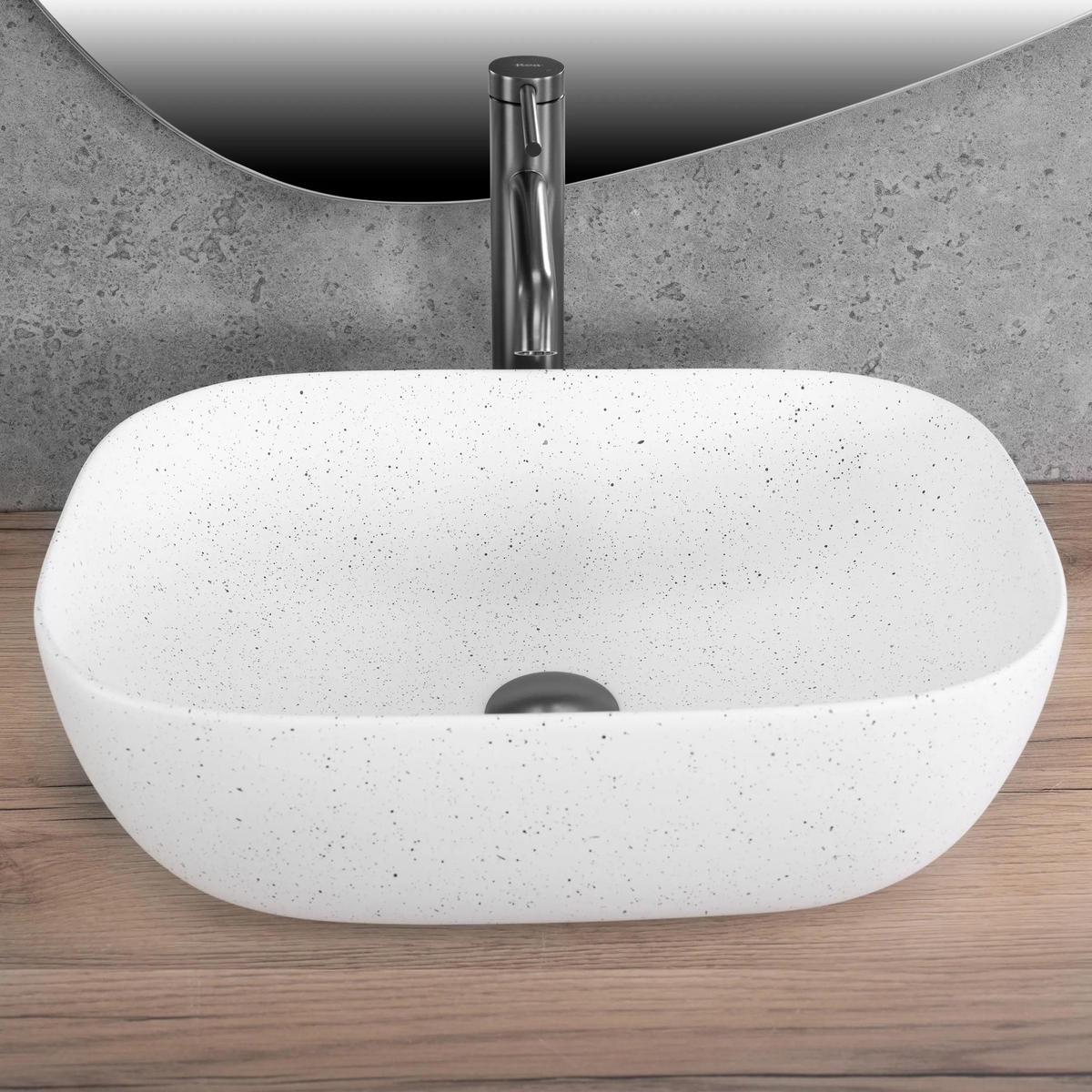 AUFSATZWASCHBECKEN Rea Belinda Warm - Beige, Keramik (33/13.5/46.5cm) - REA