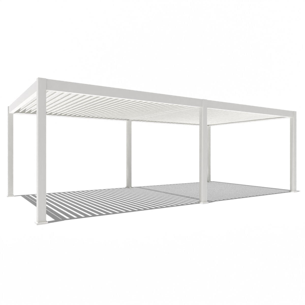 Weide Pergola Weiß 400x255x800 cm