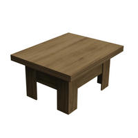 TISCH LONG - Dunkelbraun, Holzwerkstoff (80/100/53cm) - Meblini