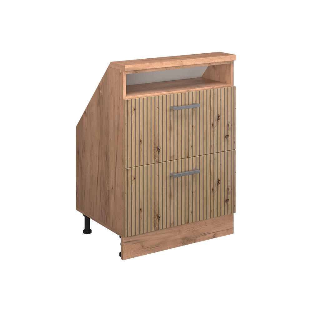 ŠIKMÁ SKŘÍŇ Rion Dub Artisan / dub Goldkraft - medově dubová/dub artisan, kompozitní dřevo (60/81.6/46cm) - Vicco