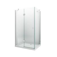 DUSCHKABINE NOVUM Klar 100 x 80 x 195 cm 8 mm ESG - Klar, Glas (80/100/195cm) - Glasdeals