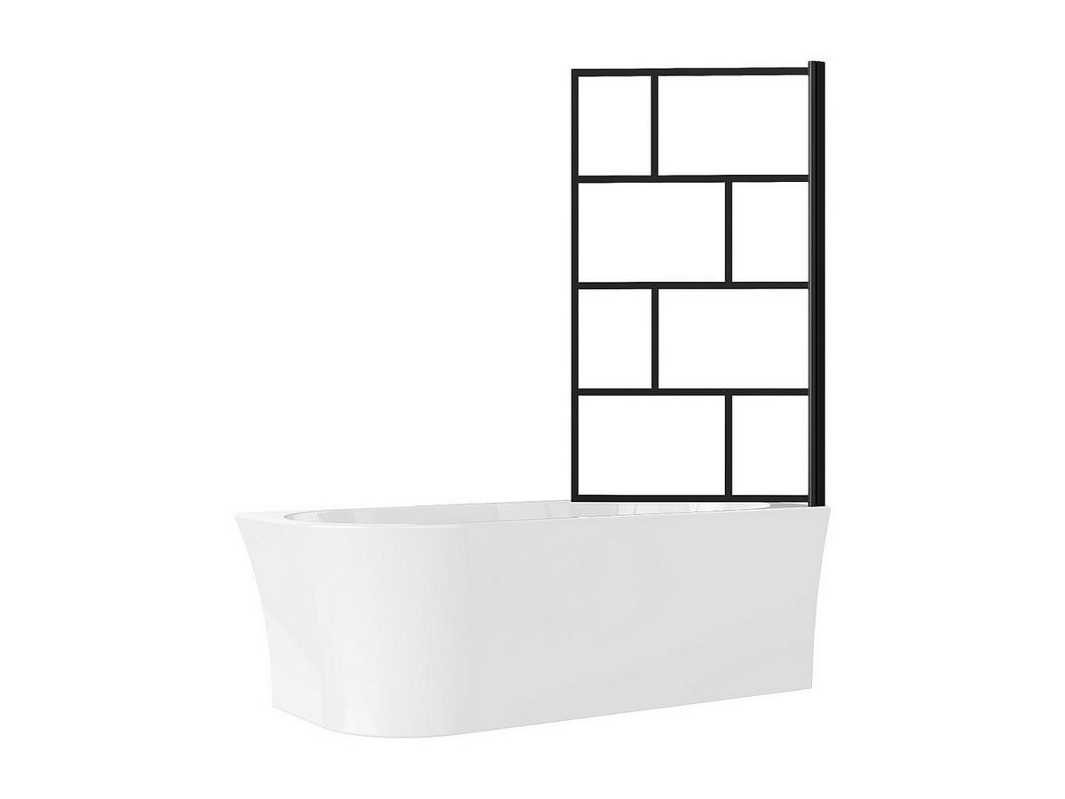 DUSCHBADEWANNE - 1 -Sitzer - Acryl - weiß - PONTICOLA - Weiß, Kunststoff (150/59/75cm) - Vente-Unique