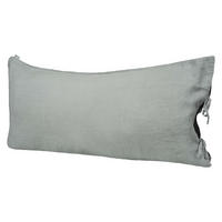 KISSENBEZUG reines Leinen stein-grau 40/80 cm - Grau, Naturmaterialien (40/80cm) - beties Heimtextil