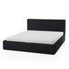 POLSTERBETT Doppelbett Sarria Slim Schwarz (Anthology 19) 180x200 cm - Schwarz, Textil (180/200cm) - Meblito