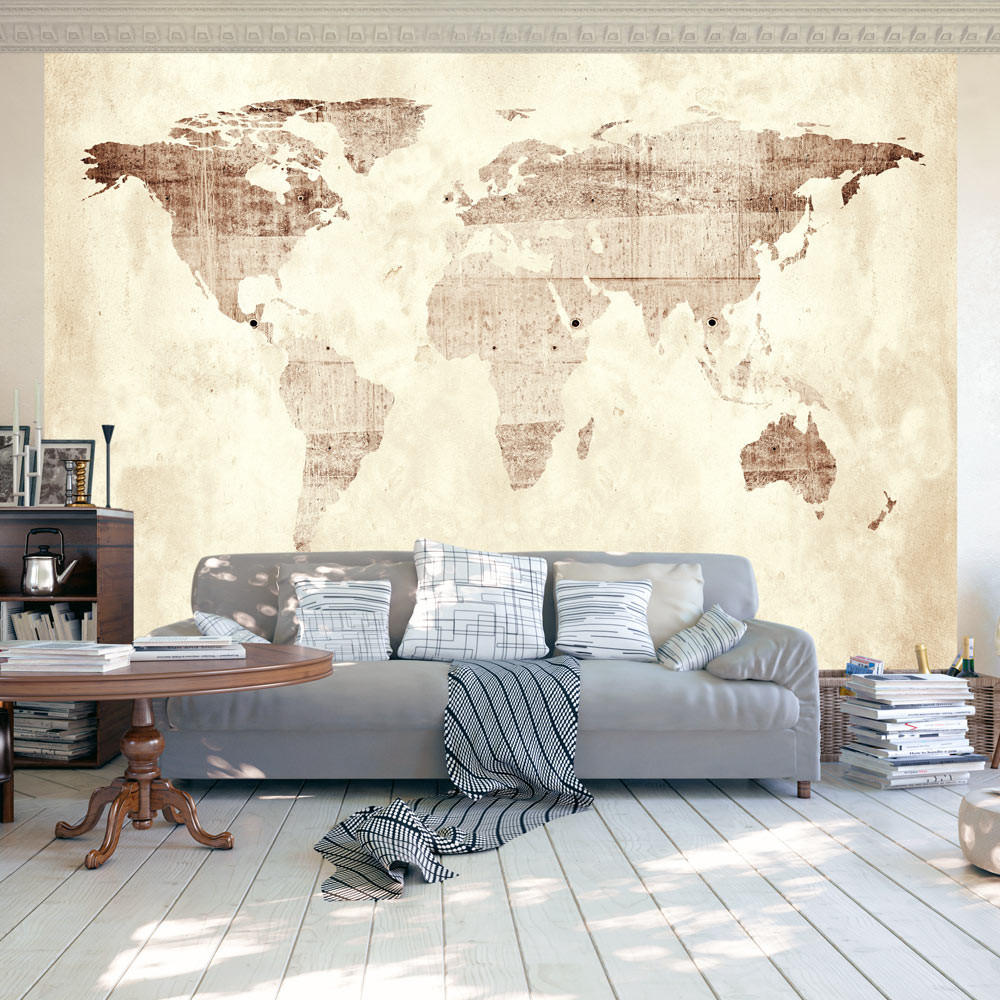 VLIESTAPETE Beige 400/280 cm - Beige/Braun, Textil (400/1cm) - KUNSTLOFT