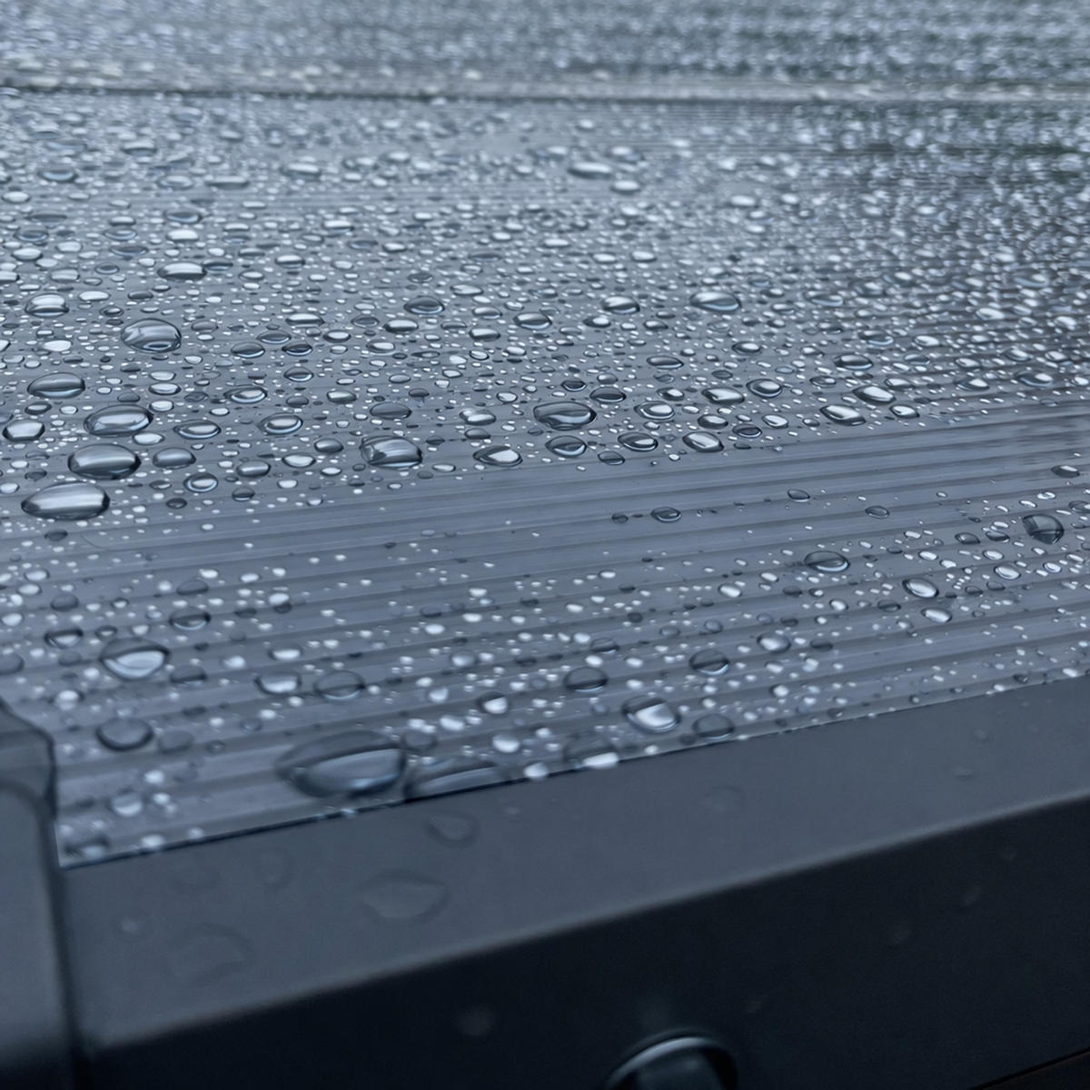 KAMINHOLZREGAL Außen Pro 143/70/145 cm Metall Anthrazit 1,4 m³ / 2 SRM - Anthrazit, Metall (143/145/70cm) - QUICK STAR